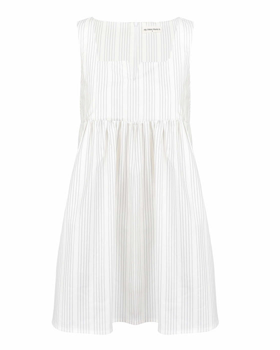 Babydoll Sail Out Dress - Chalk Stripe